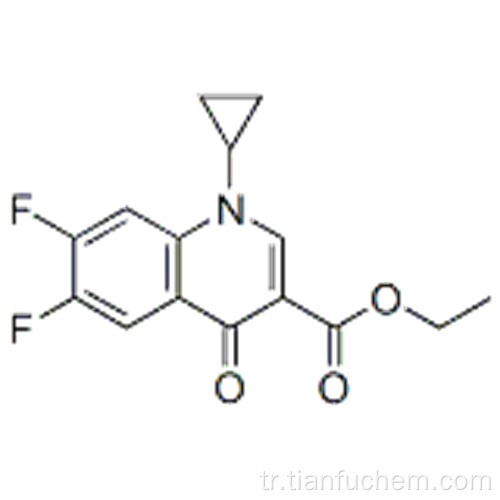 ETİL 1-SİLİBOPROPİL-6,7-DIFLUORO-4-OXO-1,4-DİHİDROQUİNOLİNE-3-KARBoksiLAT CAS 98349-25-8